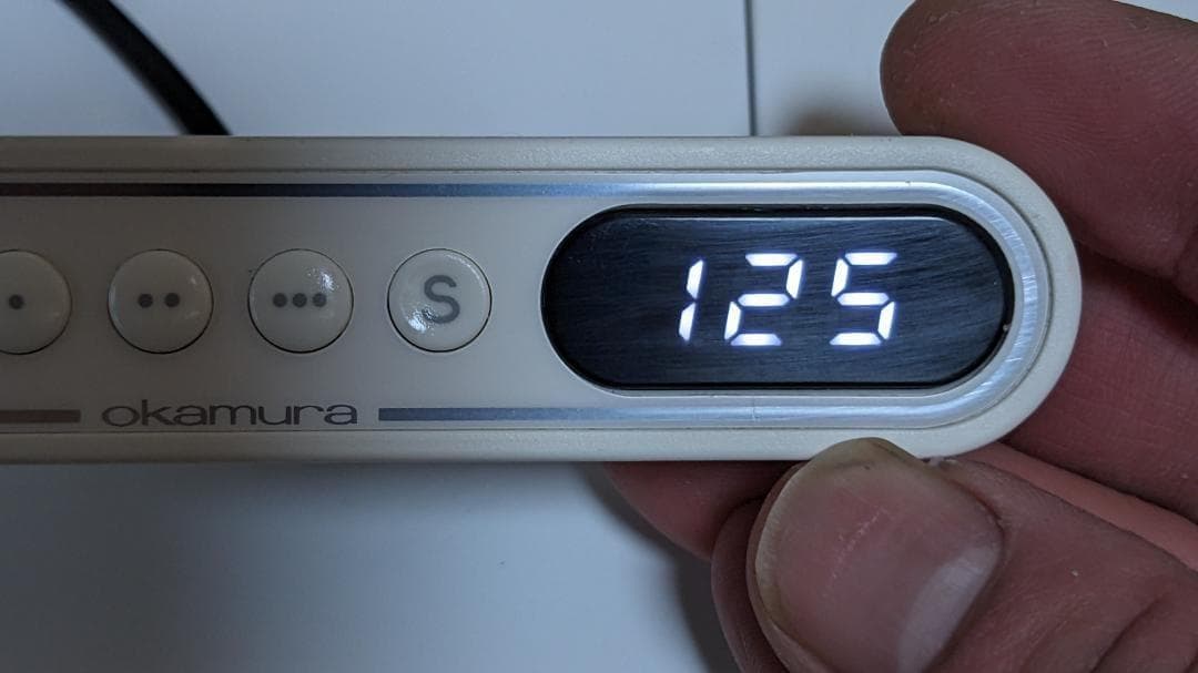 【稼働品】オカムラ スイフト 電動昇降デスク ベンチタイプ（対面 2台）