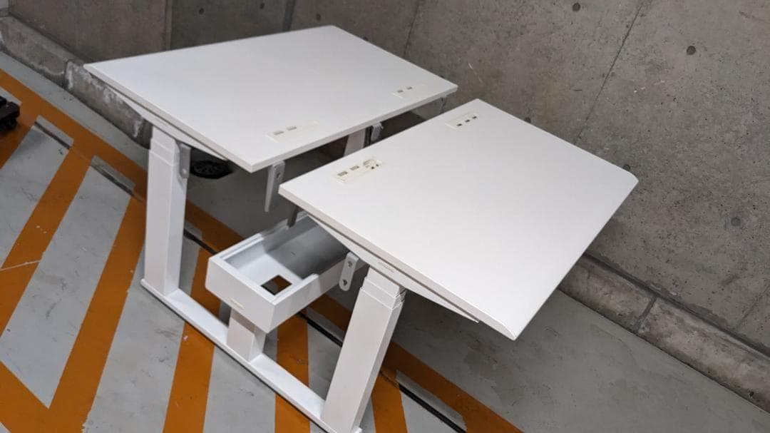 【稼働品】オカムラ スイフト 電動昇降デスク ベンチタイプ（対面 2台）