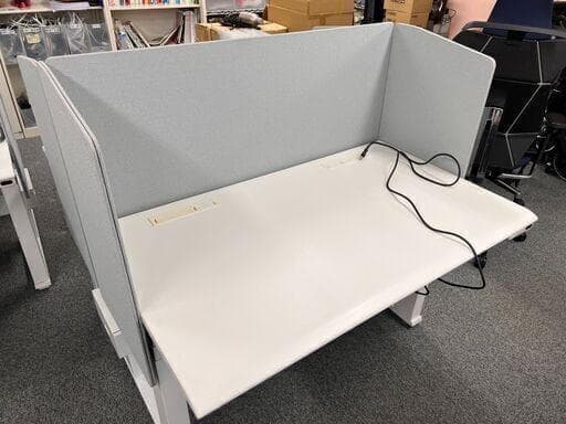 【稼働品】オカムラ スイフト 電動昇降デスク ベンチタイプ（対面 2台）