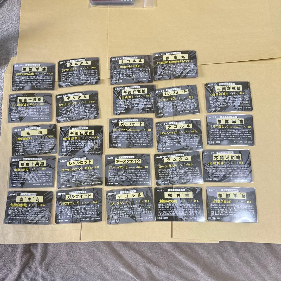 サムライスピリッツ カードダス　カード snk 39種　コンプ　ナコルル