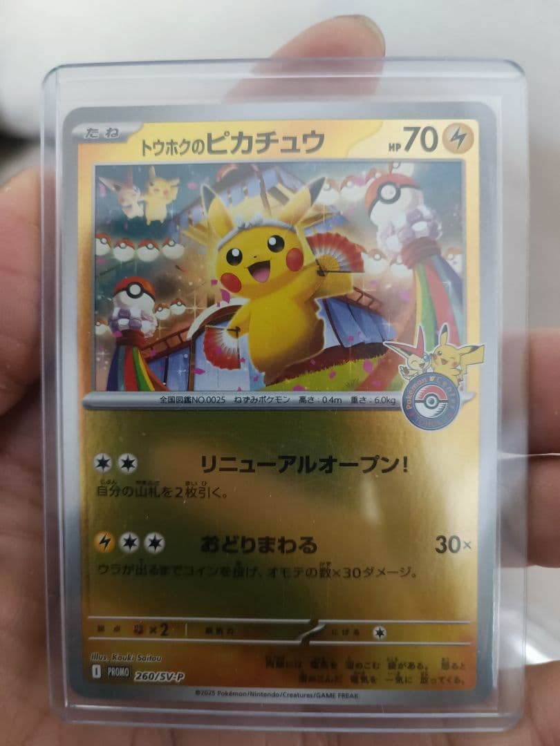 トウホクのピカチュウ x 4