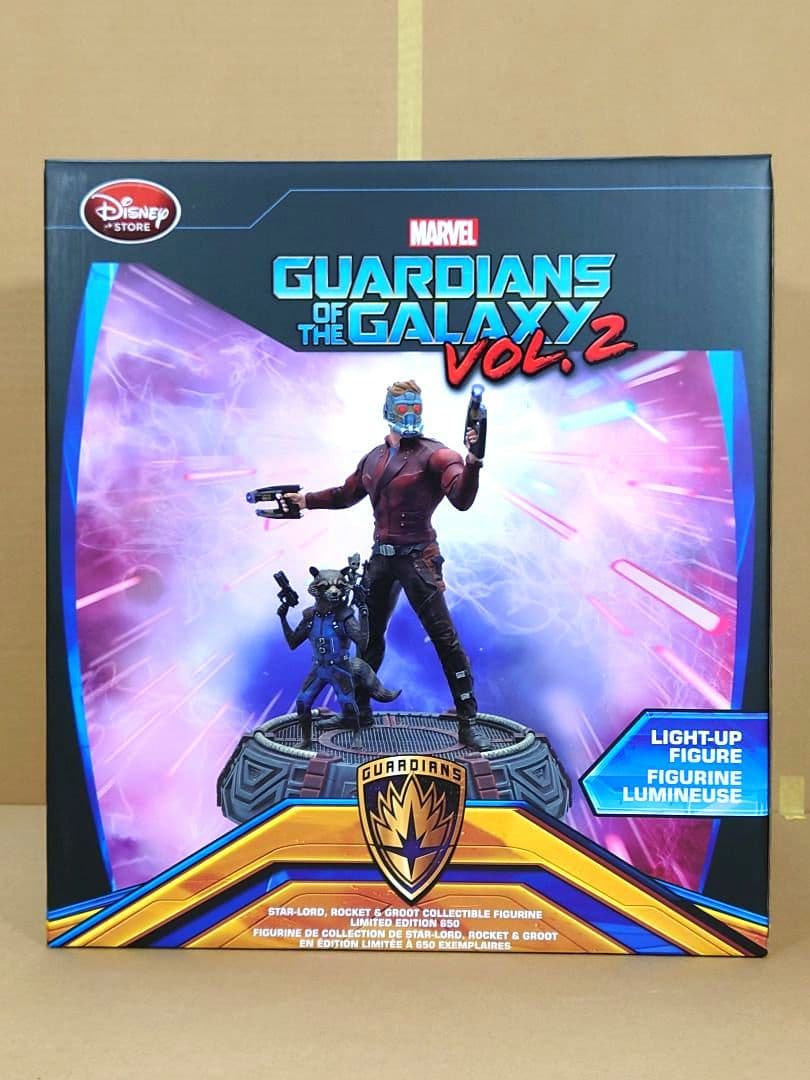ガーディアンズ・オブ・ギャラクシー２　限定品　スター・ロード、ロケット&グルート
