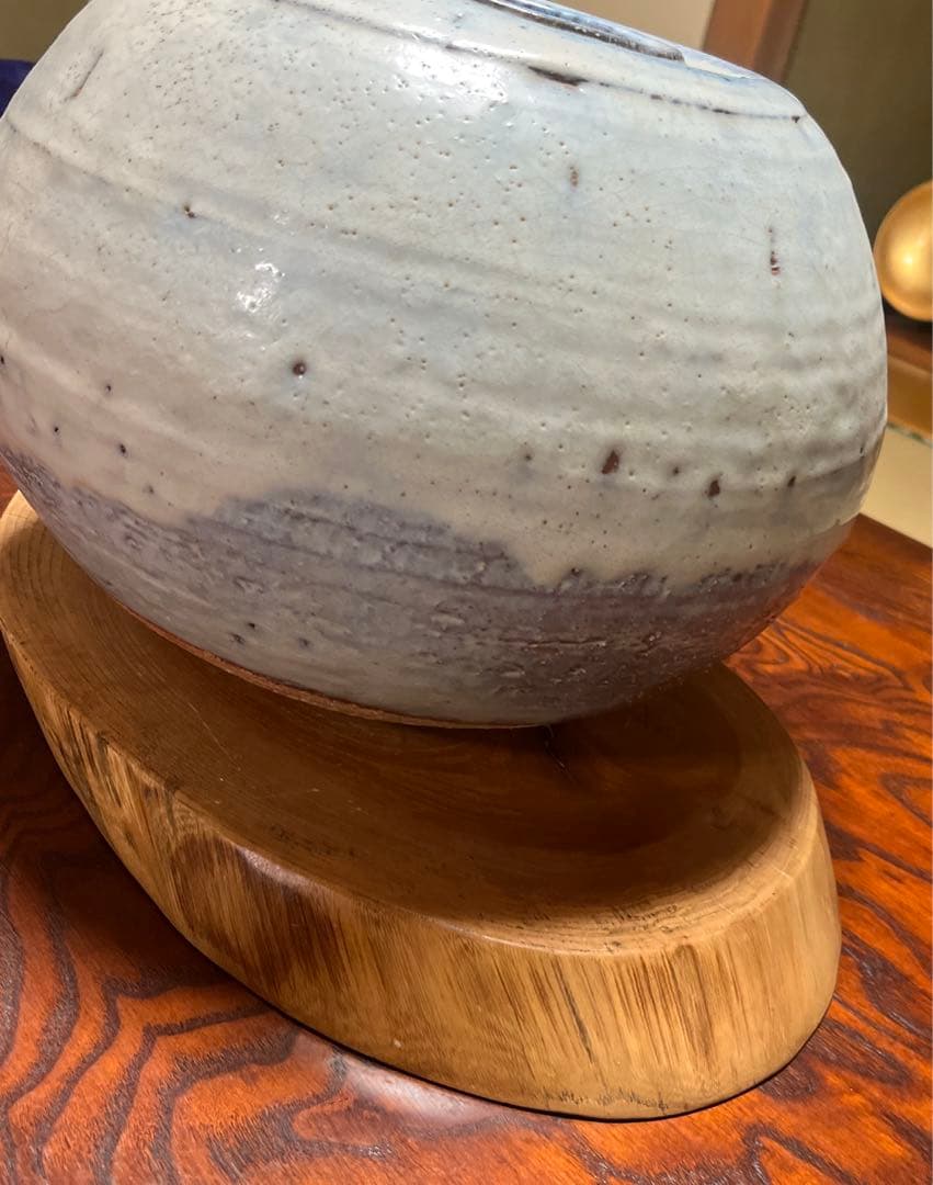 萩焼　壺　花瓶　花器　窯