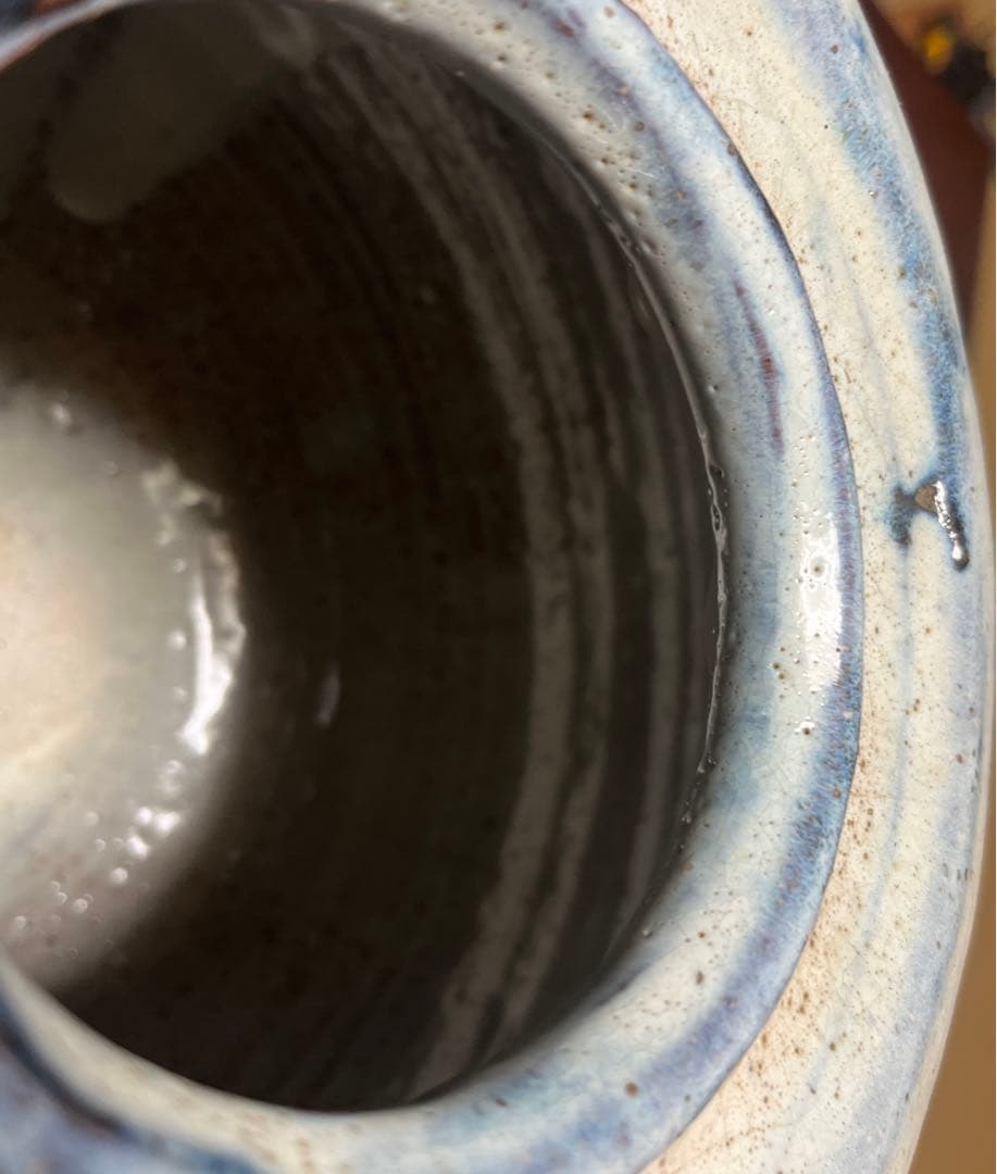 萩焼　壺　花瓶　花器　窯