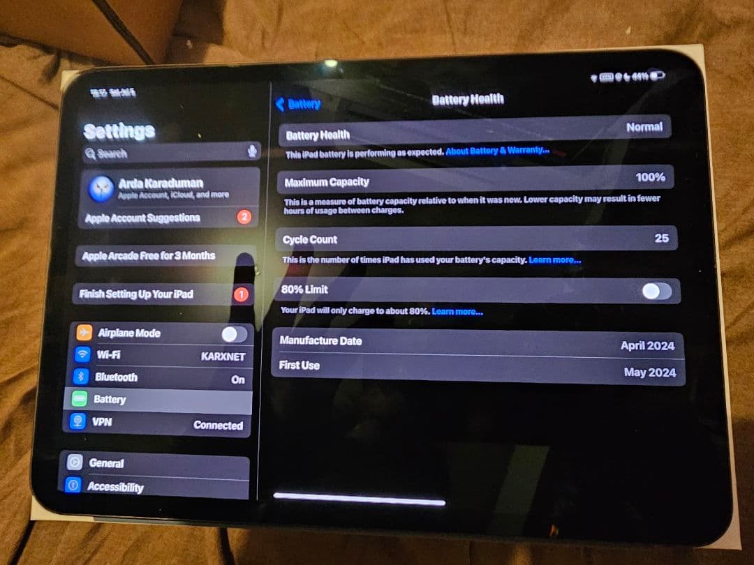 11インチiPad pro WiFi 512gb M4 スペースブラツク