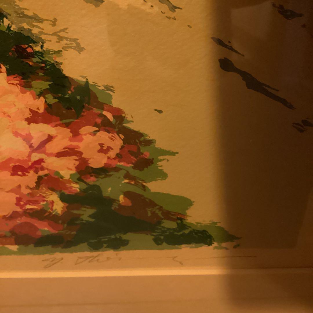 平賀康伸　地中海の祥風　リトグラフ592/1000 直筆サイン有作品N25478