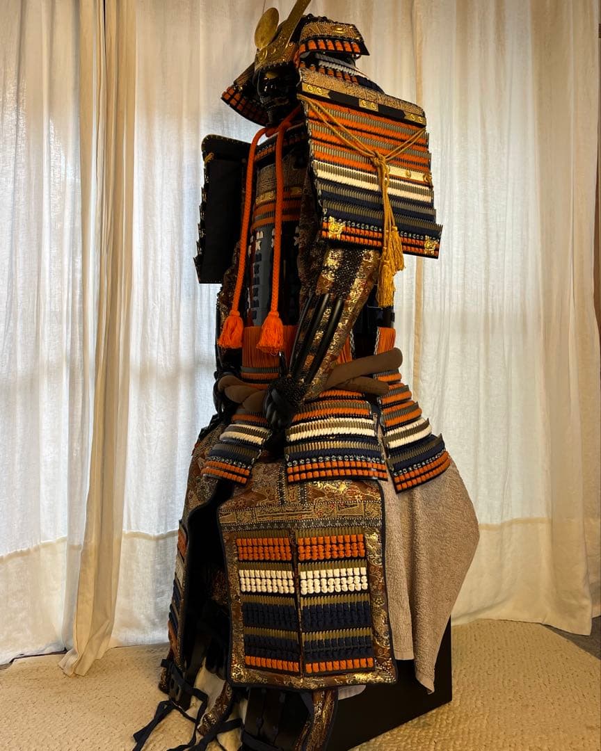 【丸武工房製】美品！未使用【現代 甲冑 等身大】黒胴具足 鎧 一式