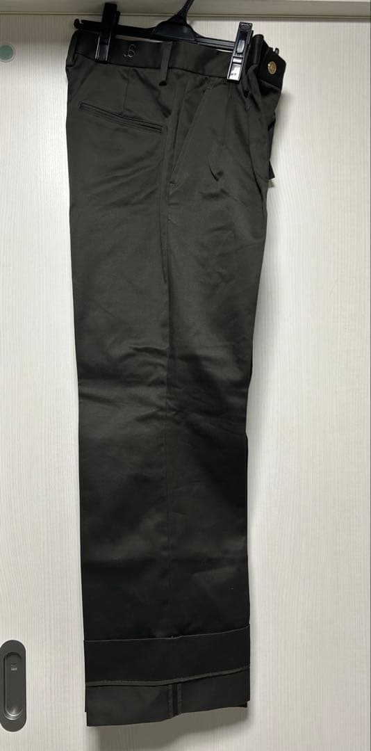 【新品・aLORS】Pantalon chino 【a】ダークエスプレッソカーキ