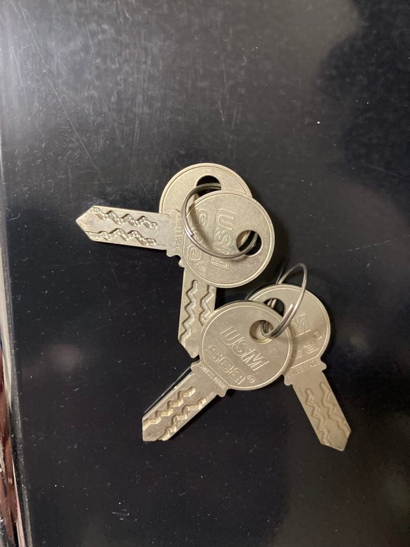 値下げ！スイスUSM社のモジュラー収納システムシリーズ　美品ブラックのワゴン