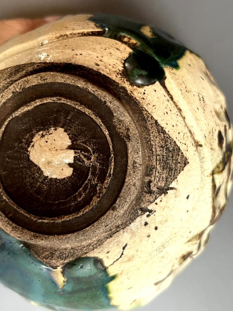 茶碗■古織部 江戸期 時代物碗 酒器 ぐい呑 お茶道具 古美術 時代物 骨董品■