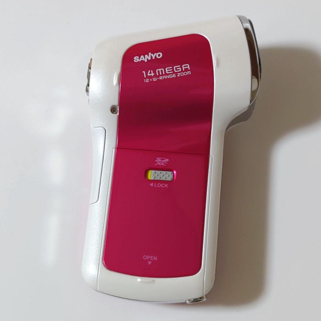 専用SANYO デジタルムービーカメラ Xacti DMX-CA100P ピンク