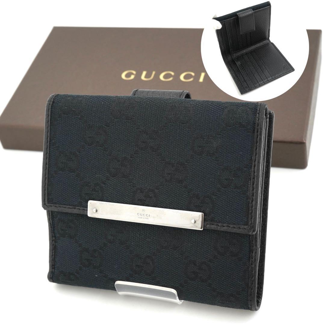 ✨未使用に近い✨　GUCCI ミニ財布　GGライン　インターロッキング GGロゴ
