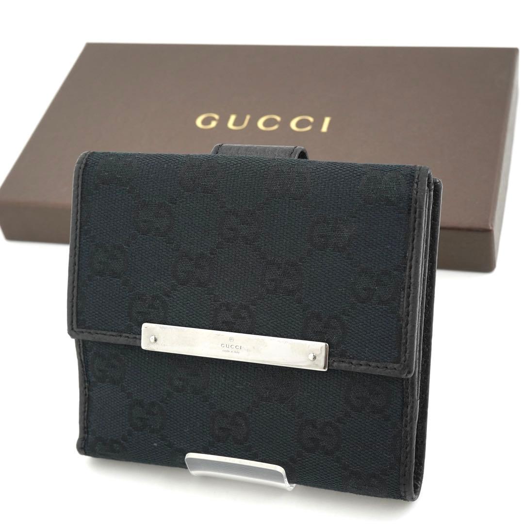 ✨未使用に近い✨　GUCCI ミニ財布　GGライン　インターロッキング GGロゴ