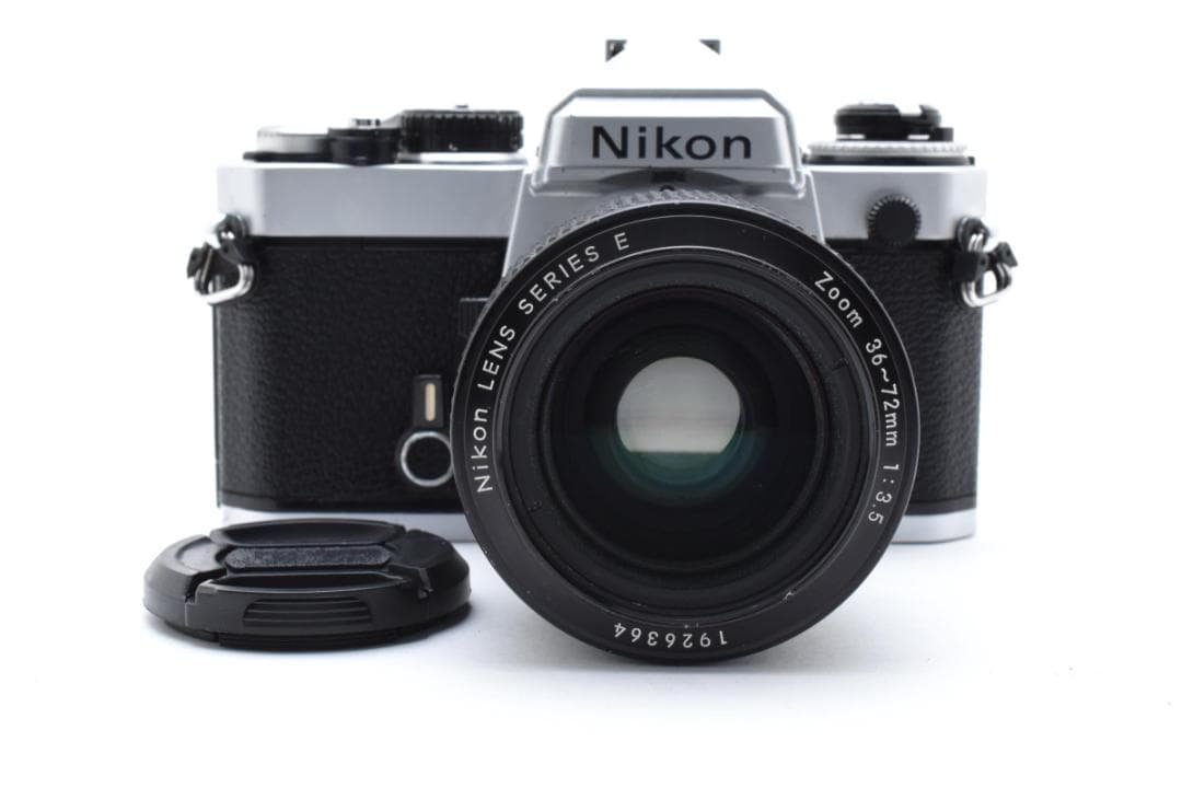 良品 Nikon FE フィルムカメラ + 36-72mm F3.5 レンズ