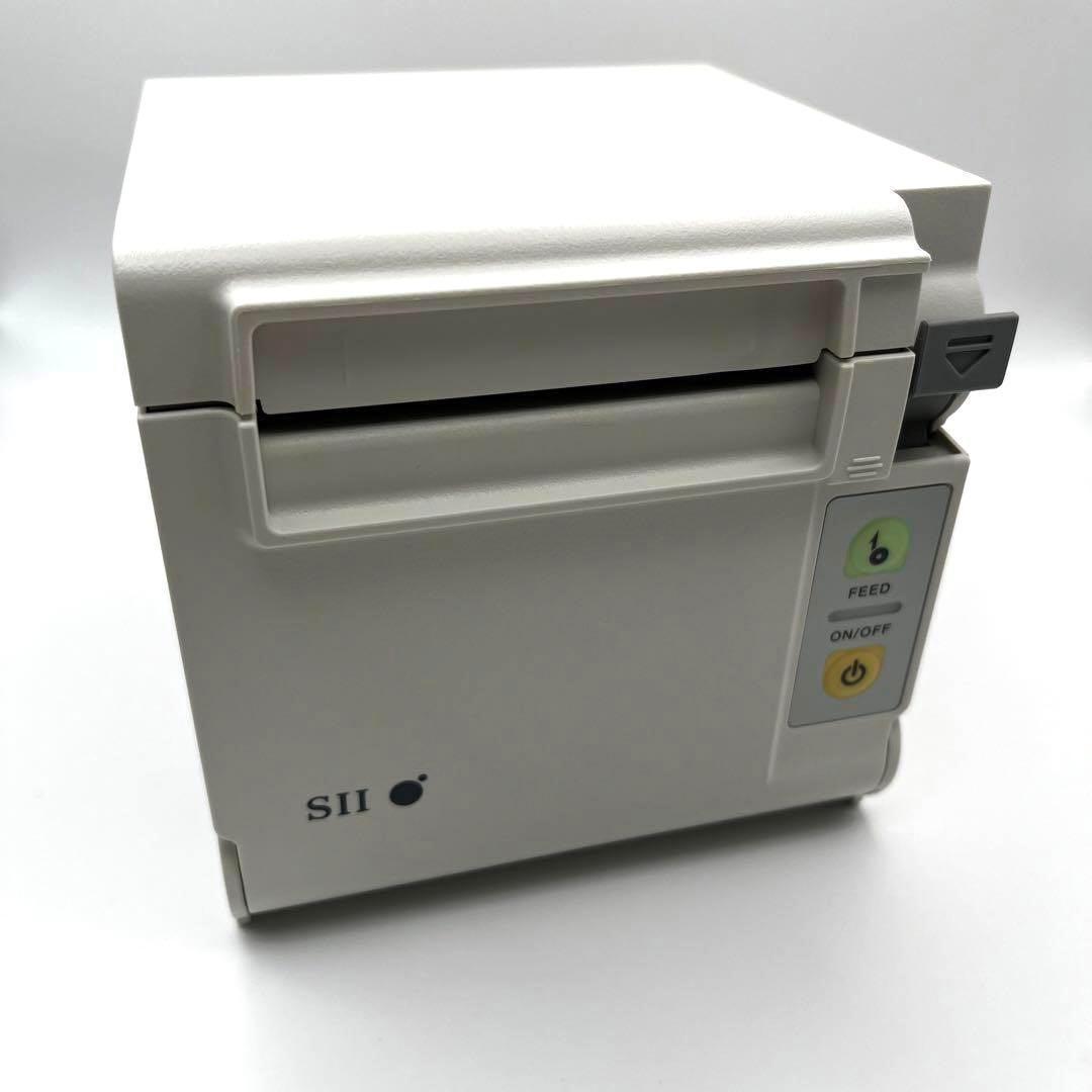 【大人気商品】レシートプリンター　セイコーインスツル　ホワイト