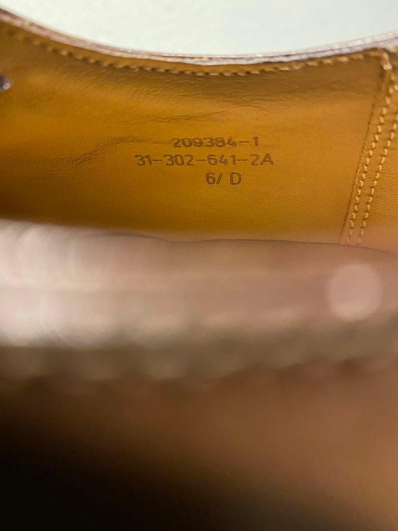 J.M.WESTON 641 ゴルフ ロシアンカーフ 6.5D