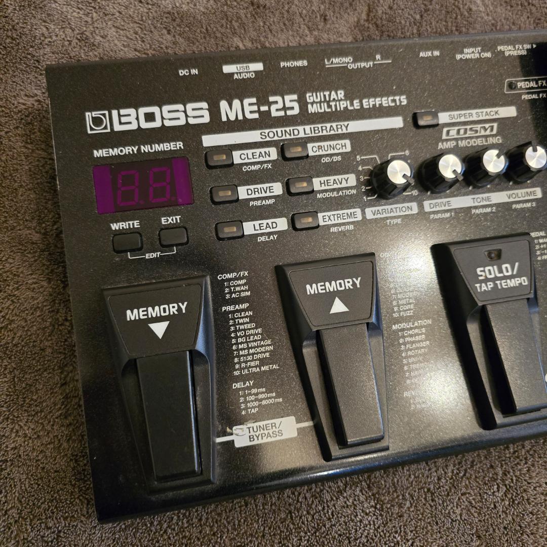 【BOSS】ME-25 マルチエフェクター