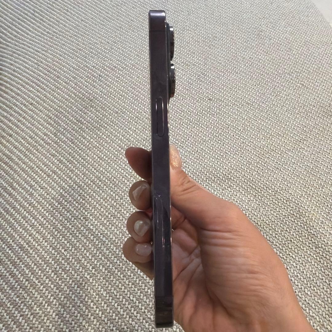 【バッテリー交換済・美品】iPhone 14 Pro 256Gディープパープル