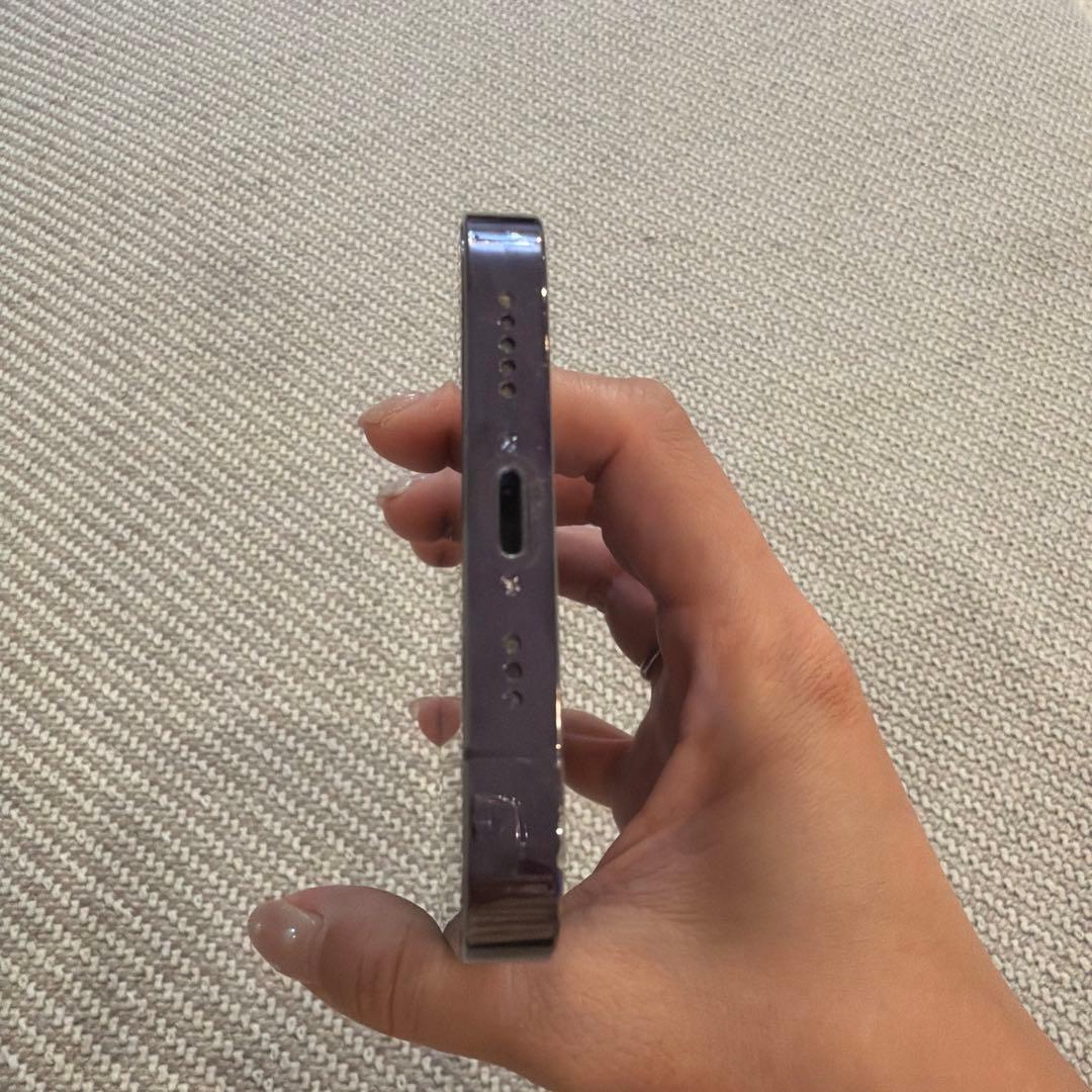 【バッテリー交換済・美品】iPhone 14 Pro 256Gディープパープル