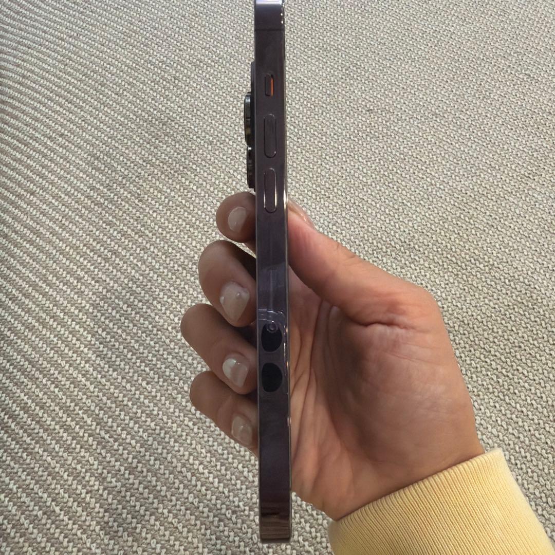 【バッテリー交換済・美品】iPhone 14 Pro 256Gディープパープル