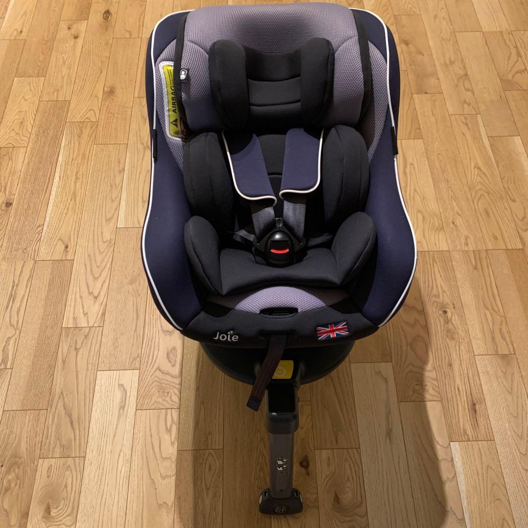 「美品」Joie ネイビー チャイルドシートISOFIX