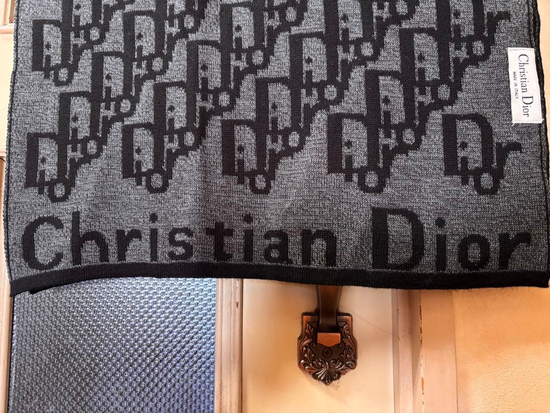 Christian Dior ロゴパターン マフラー