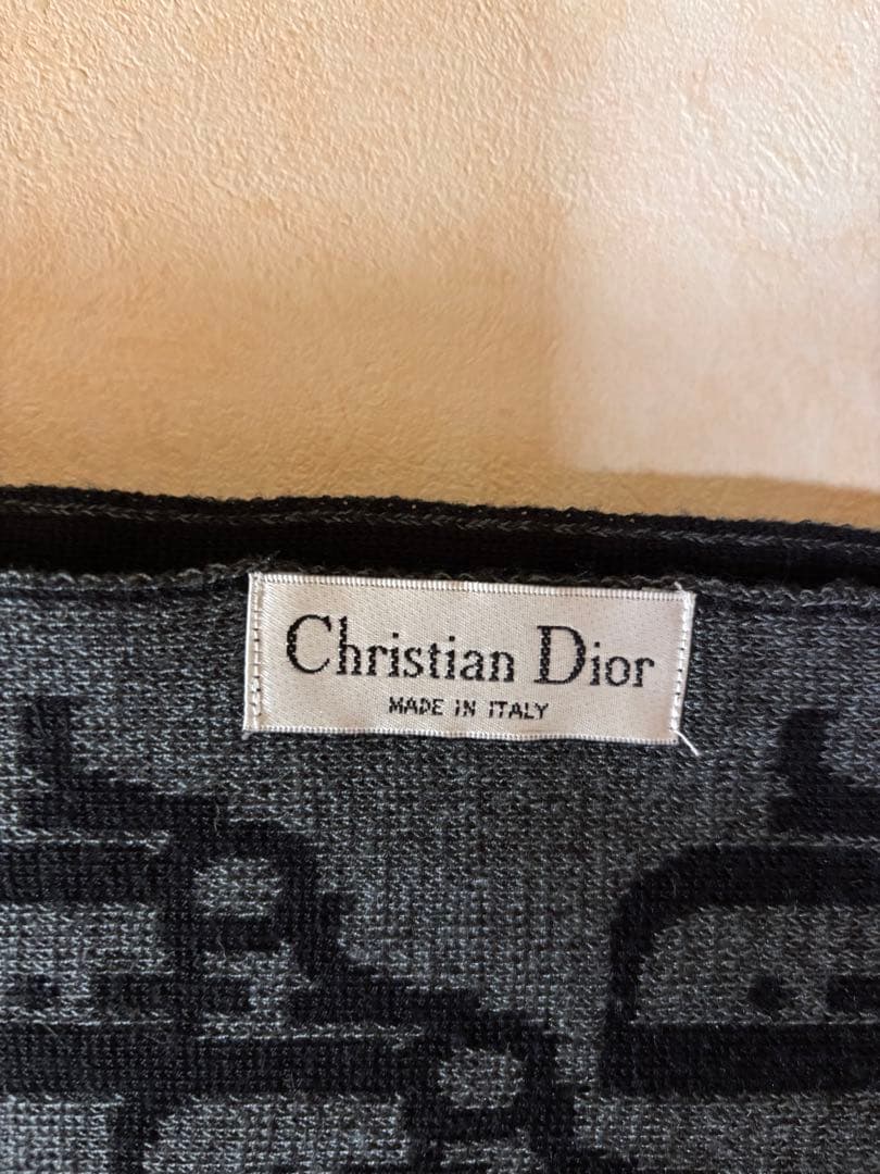 Christian Dior ロゴパターン マフラー