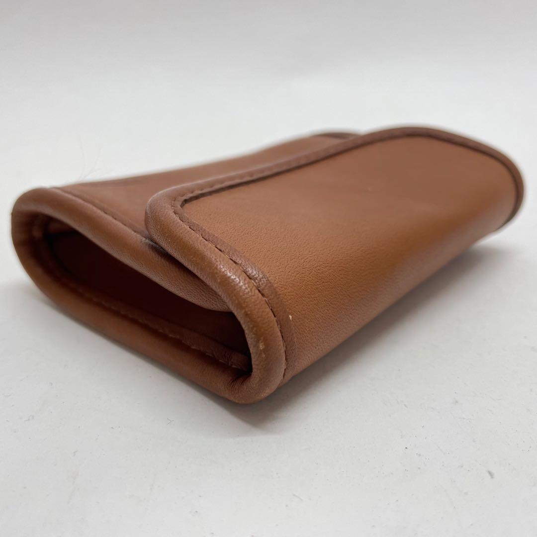 1140 COACH オールドコーチ ケース 小銭入れ フラップ ブラウン