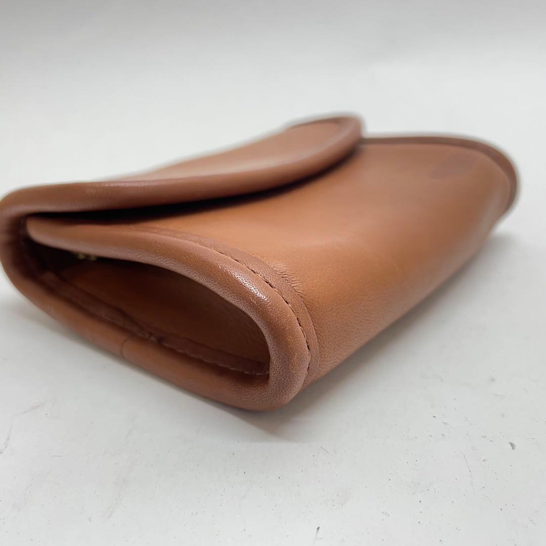 1140 COACH オールドコーチ ケース 小銭入れ フラップ ブラウン