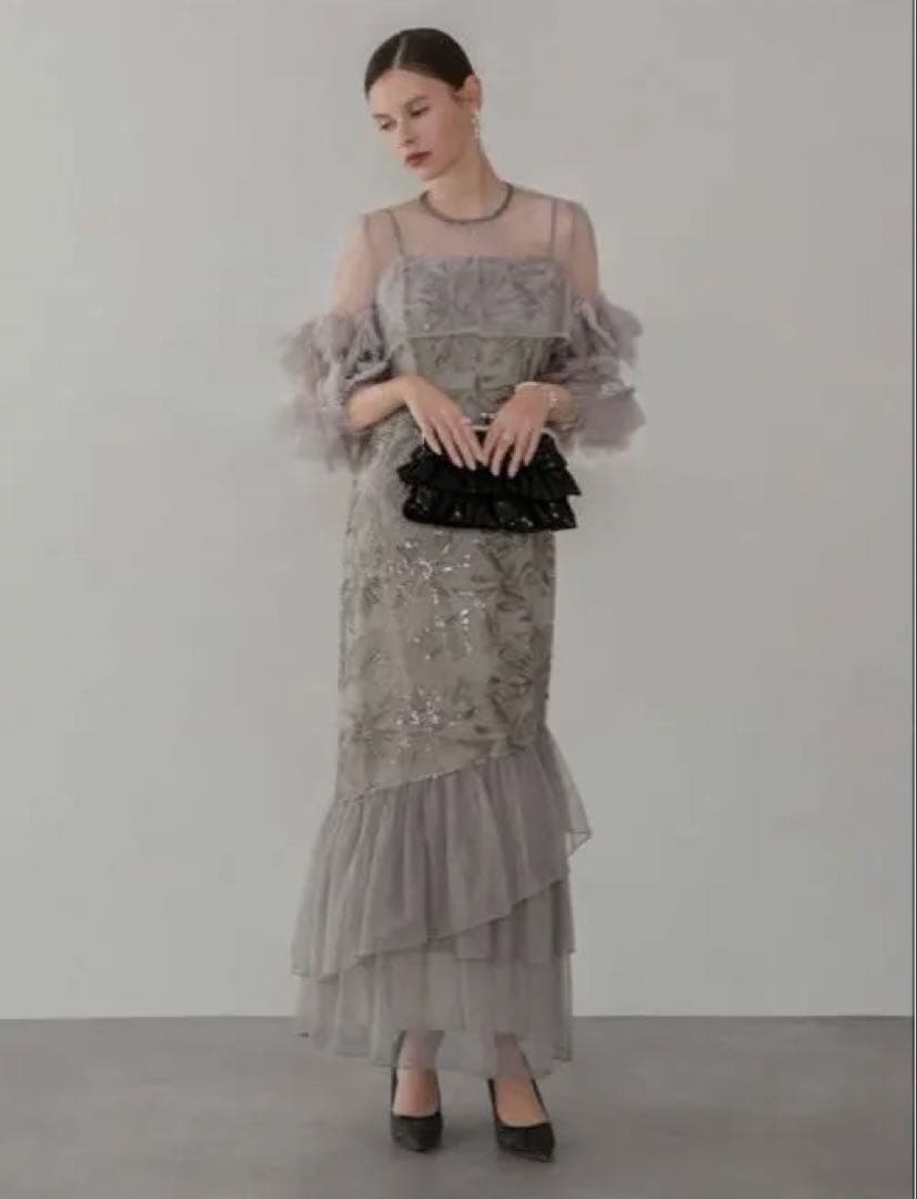 leja ドレス　グレー