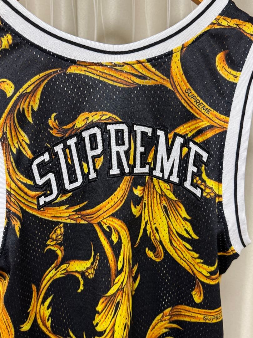 Nike Supreme コラボ メッシュ タンクトップ バロック柄 Sサイズ
