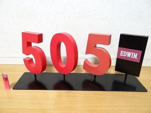 非売品 ビンテージ EDWIN エドウィン 505 ジーンズ ディスプレイ 看板