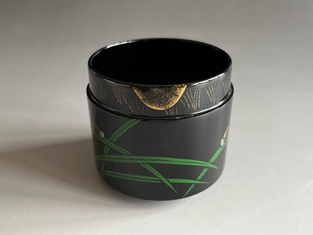 即中斎好写　蛍早苗　雪吹　幸斎作　茶道具　表千家　薄茶器