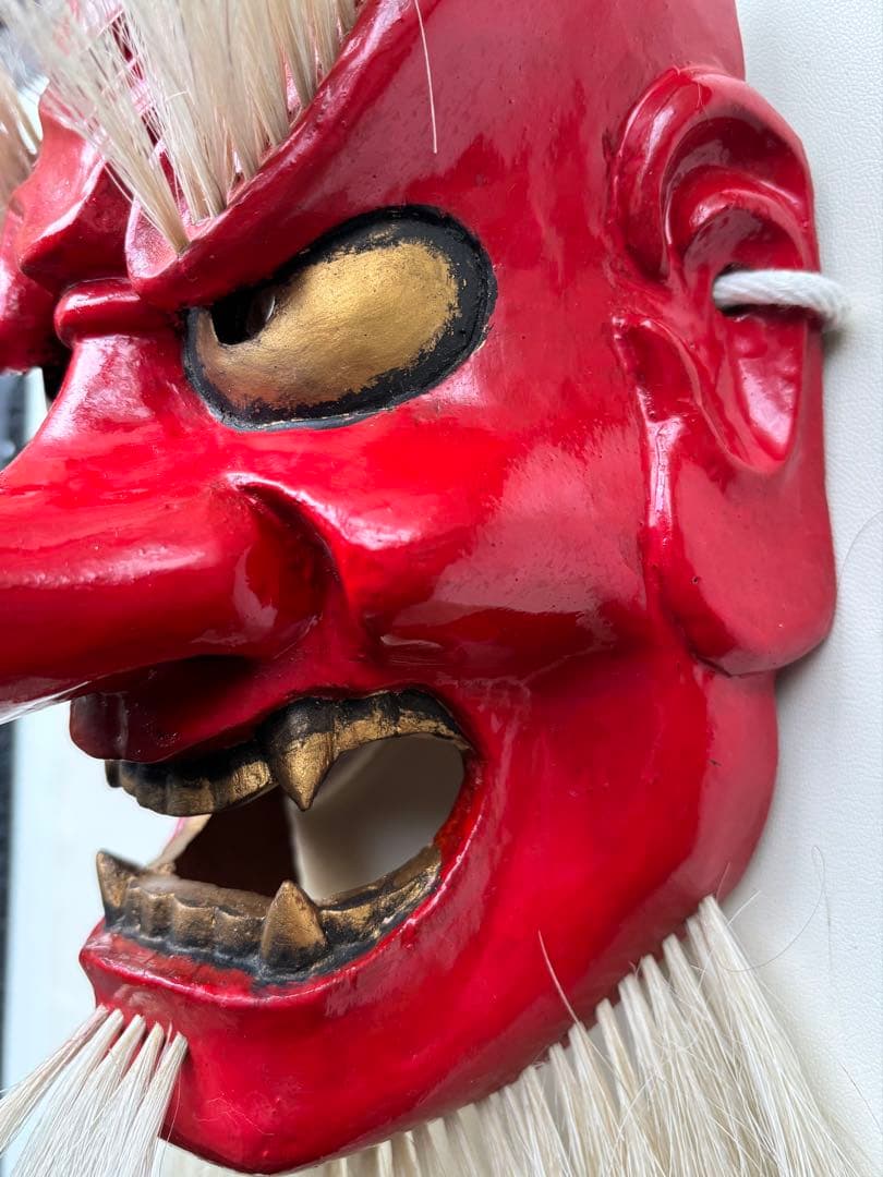 能面　神楽面　面　作家物　民芸