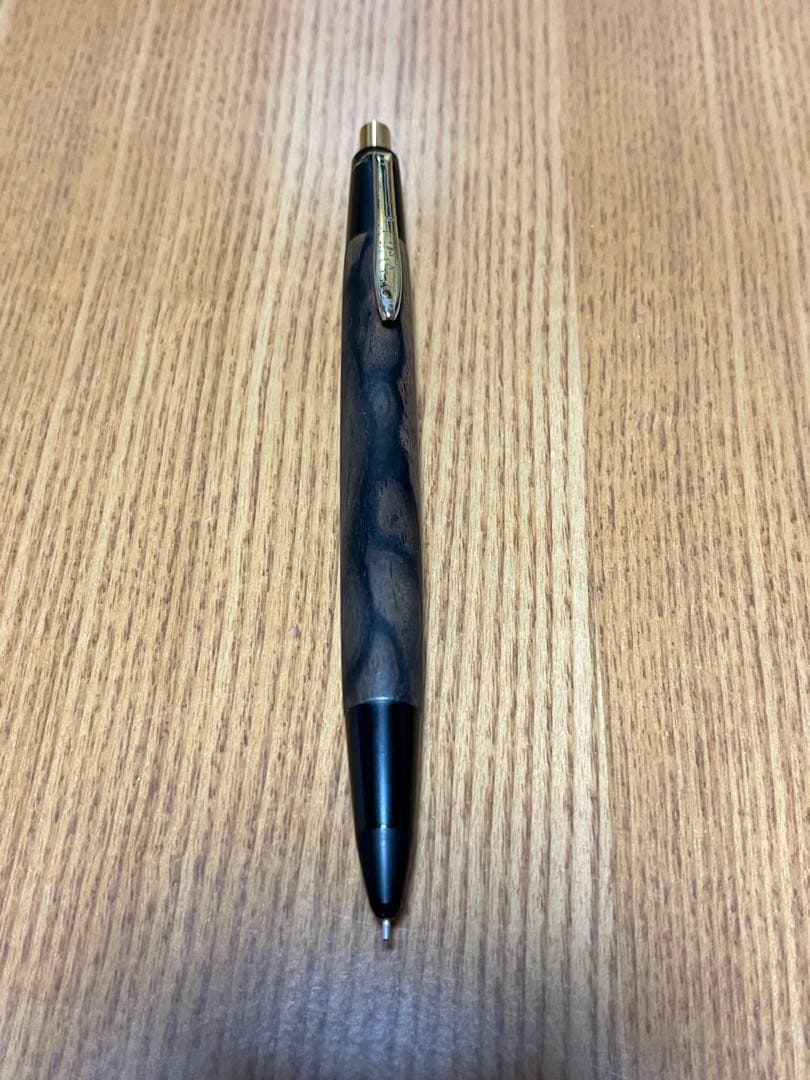 野原工芸特上黒柿半孔雀杢シャーペン