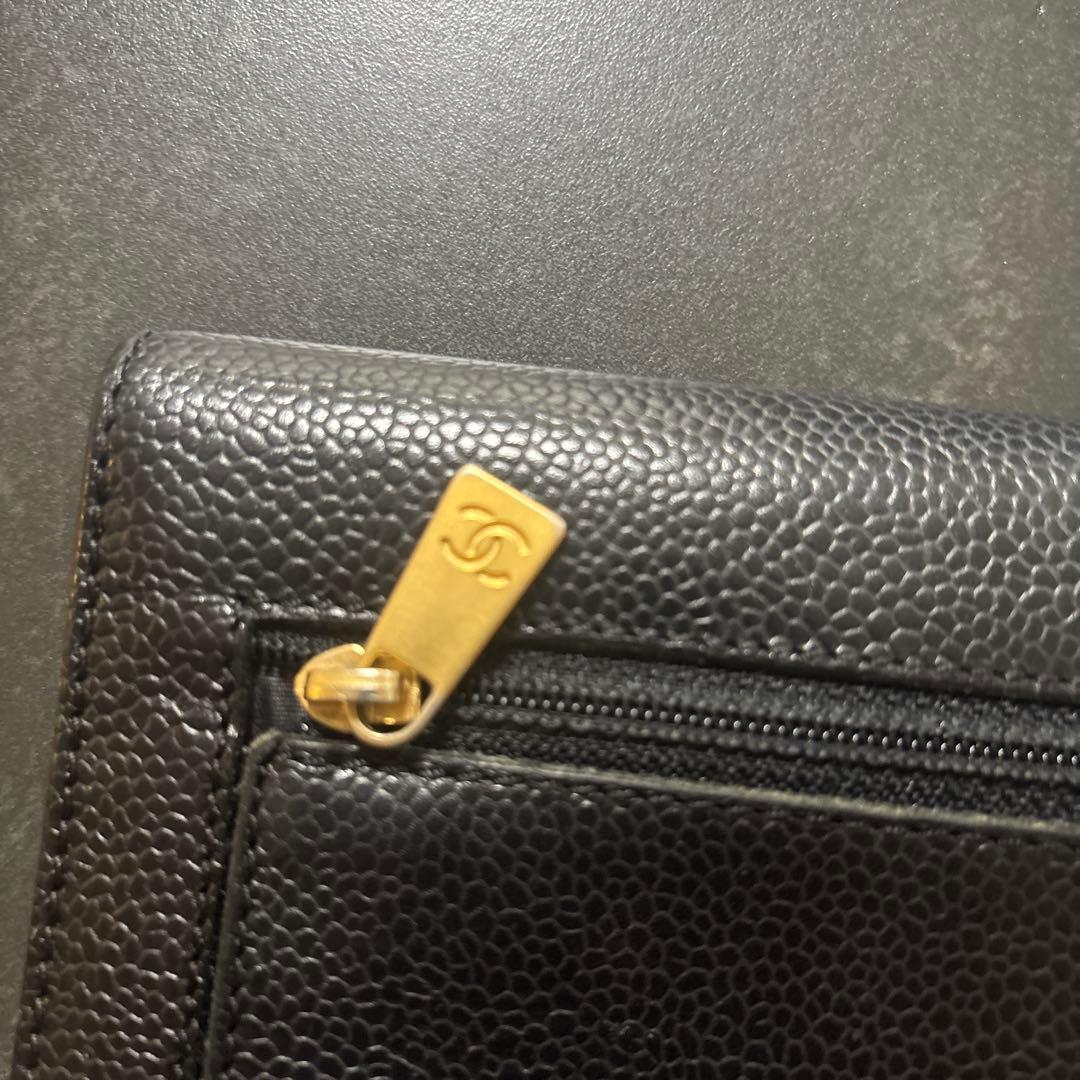 正規品　CHANEL 三つ折り　財布