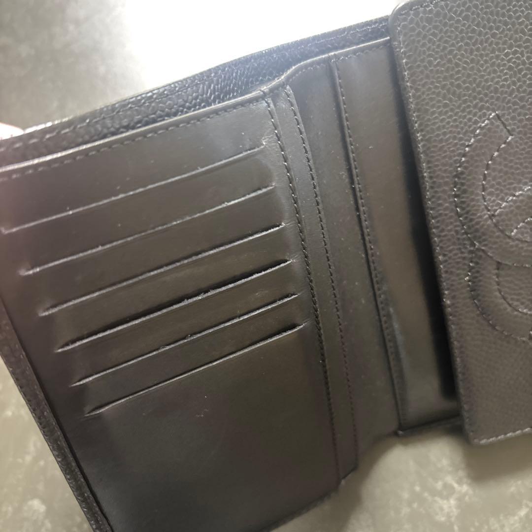 正規品　CHANEL 三つ折り　財布