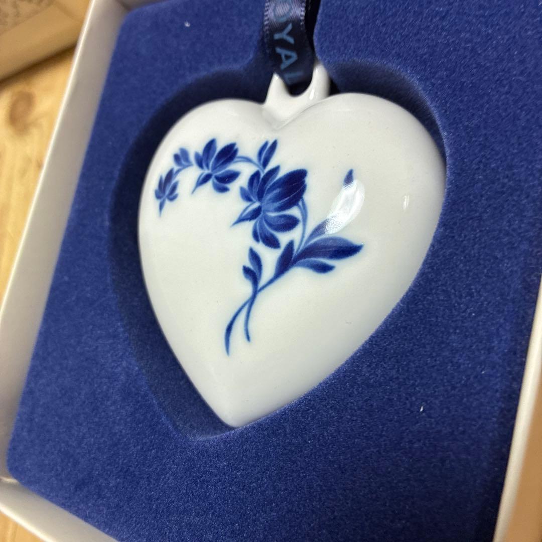 ロイヤルコペンハーゲン アニュアルハート ブルーローズ