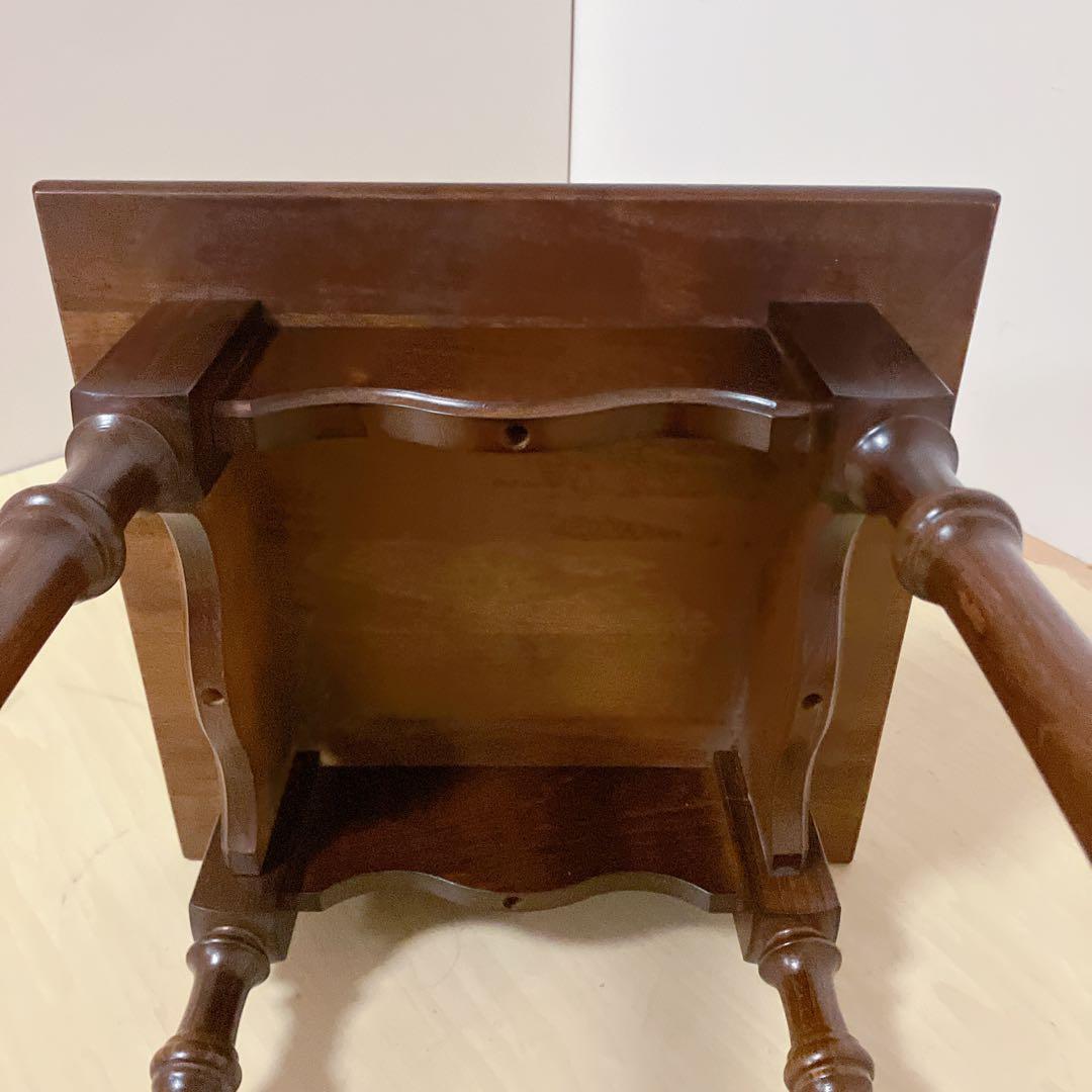 karimoku カリモク　コロニアル　電話台　飾り棚　アンティーク　花台