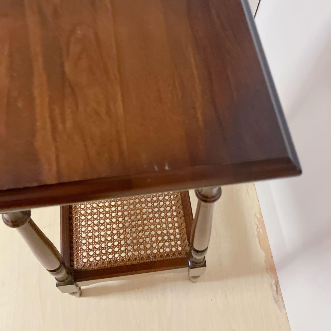 karimoku カリモク　コロニアル　電話台　飾り棚　アンティーク　花台