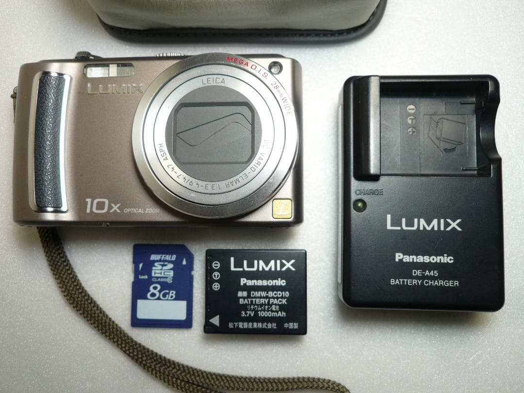 LUMIX★DMC-TZ5⭕️実働品⚠️必読有★光学10倍ズーム★910万画素