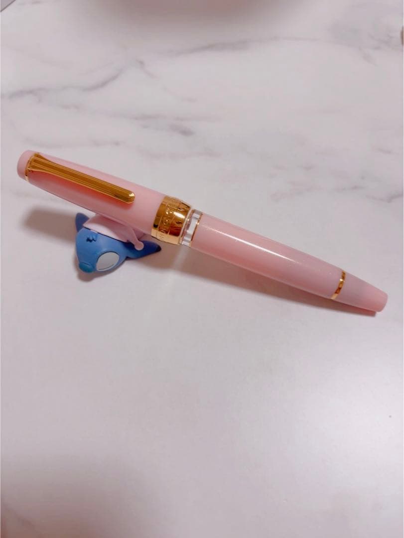 ペントノートオリジナル万年筆　ゆきのしたで中字