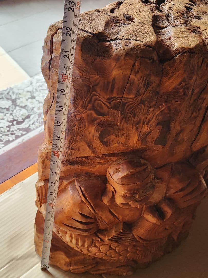 木彫り恵比寿、大黒天　置物