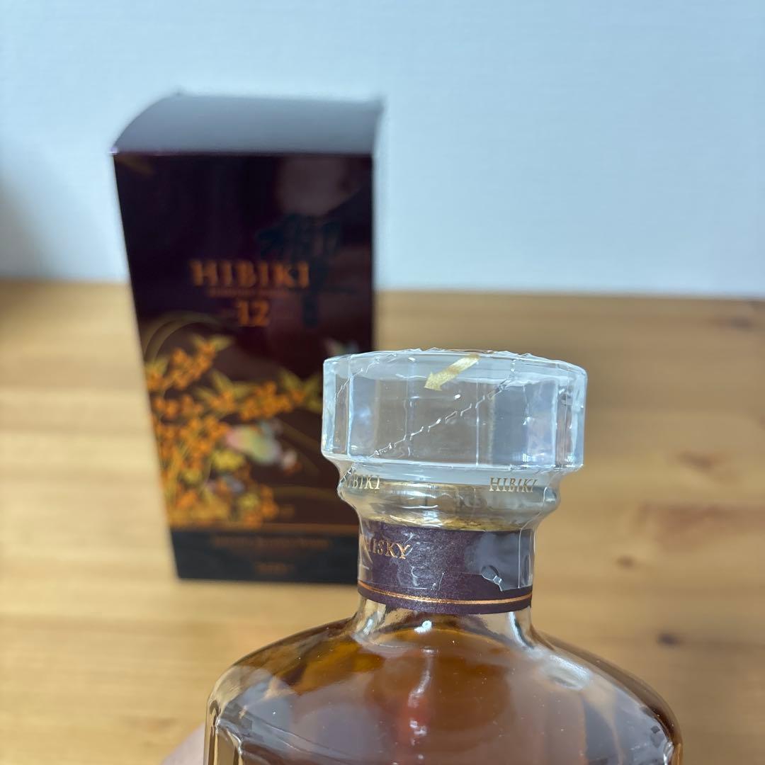 サントリーウイスキー響12年　500ml 意匠ボトル　箱付　未開封【2】