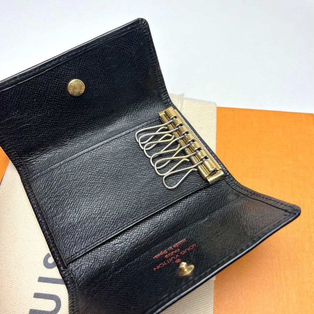 鑑定済 ルイヴィトン エピ ブラック キーケース6連