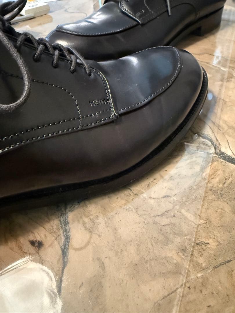 Alden ブラック Vチップ　コードヴァン　シューツリー付