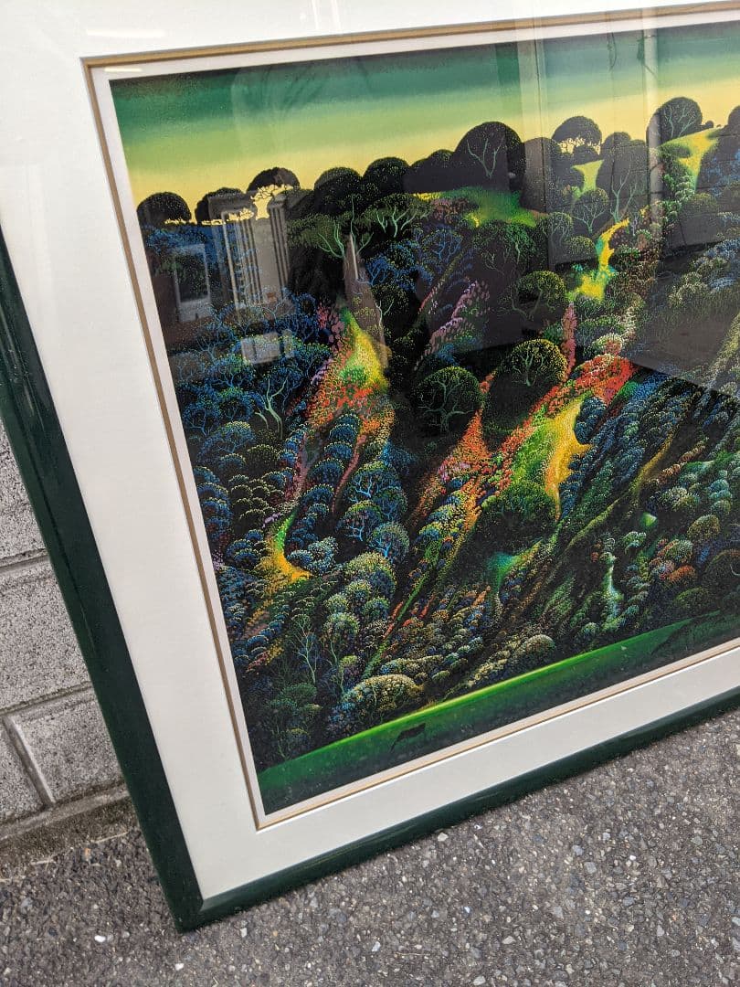 アイベン・ロール Eyvind Earle シルクスクリーン ガードナーズランチ