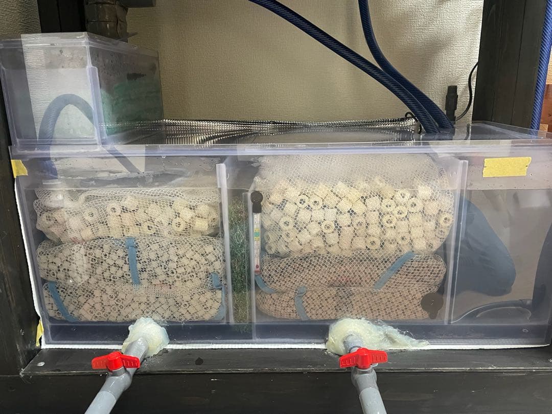 90センチガラスオーバーフロー水槽&濾過槽セット