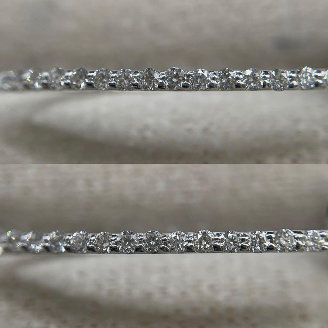 JA10★高級 ダイヤモンド約1ct K18WG ピアス