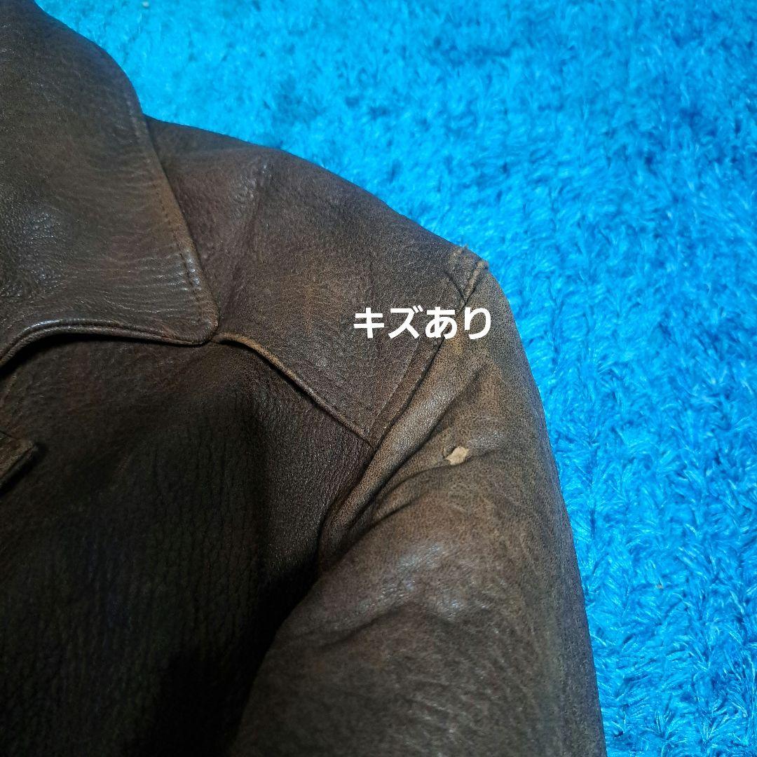 G-1フライト　レザージャケット　ラム革　ヴィンテージ　90s　サイズ40